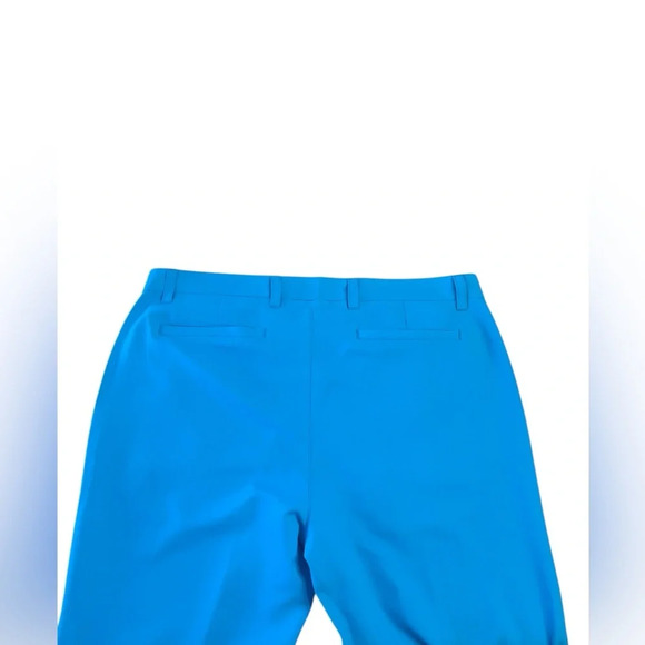 Haus Of Grey Matte Grey Men's solid bright blue flat front Golf Pants Sz 36x32 - Picture 2 of 6